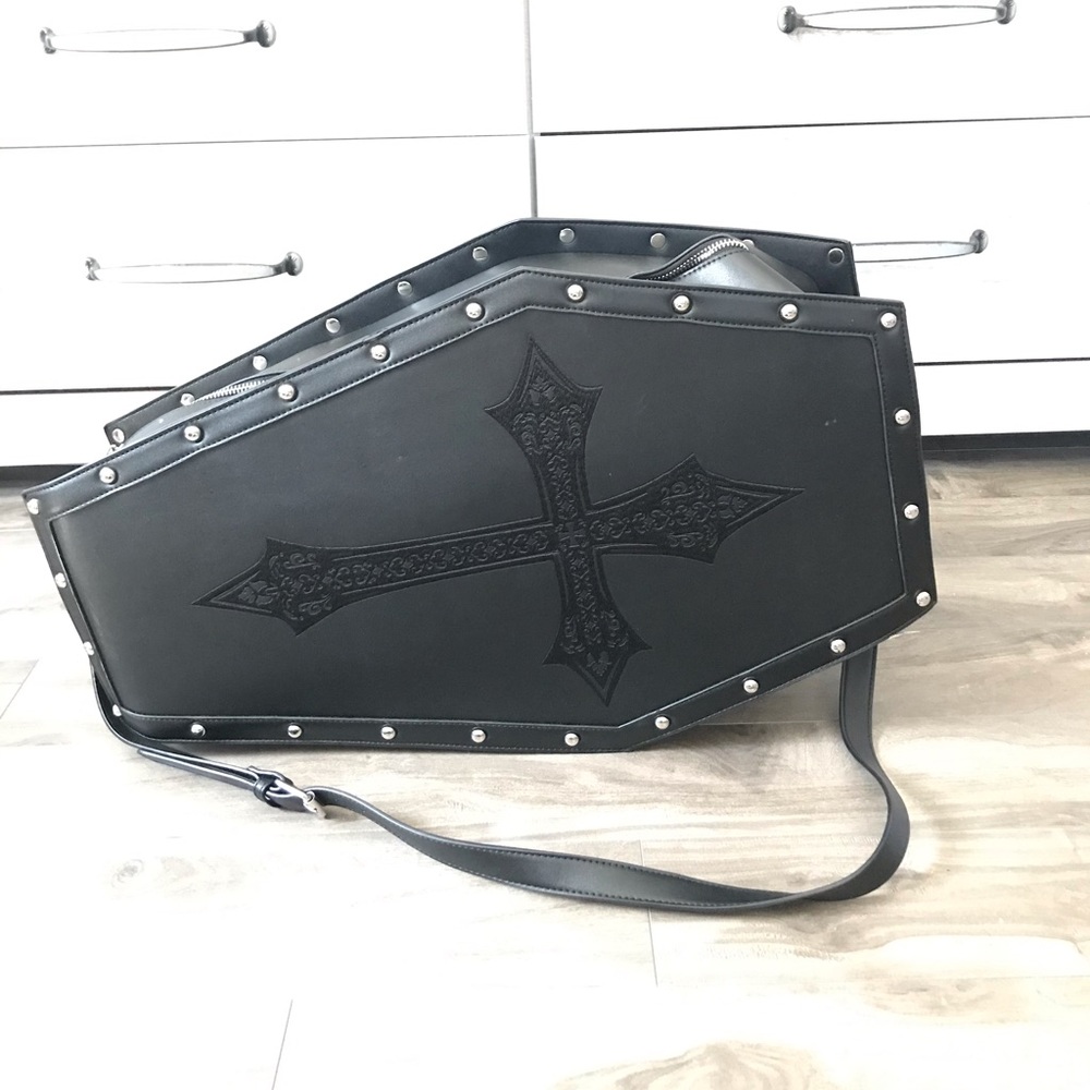Dolls Kill Widow coffin luggage